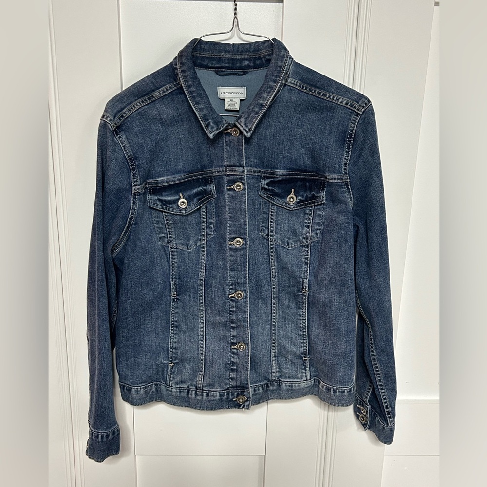 Liz Claiborne Jean jacket XXL